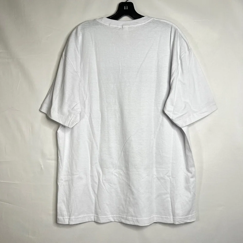 Euro Cotton‎ White Mayan Jungle T-Shirt Mens XL Cancun Mexico Graphic Souvenir